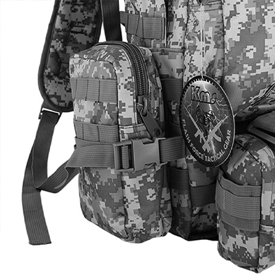 वियोज्य MOLLE साइड स्टोरेज पॉकेट